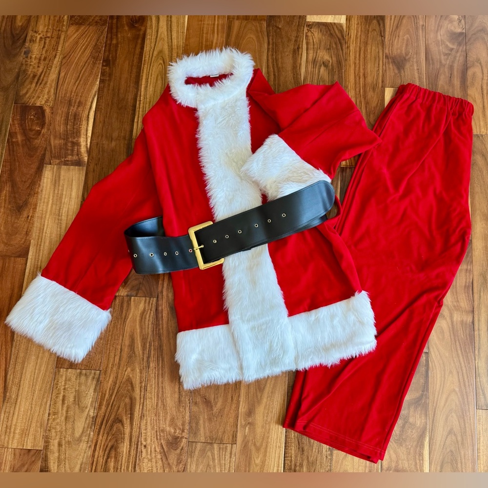 Red Santa Costume with Belt